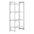 Cambro Camshelving Premium 4-Shelf Vented & Solid Starter Shelving Unit – Speckled Gray