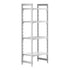 Cambro Camshelving Premium 4-Shelf Vented & Solid Starter Shelving Unit – Speckled Gray