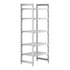 Cambro Camshelving Premium 5-Shelf Vented Starter Shelving Unit – Speckled Gray