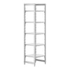 Cambro Camshelving Premium 5-Shelf Solid Starter Shelving Unit – Speckled Gray