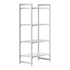 Cambro Camshelving Premium 4-Shelf Vented & Solid Starter Shelving Unit – Speckled Gray