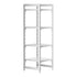 Cambro Camshelving Premium 4-Shelf Vented & Solid Starter Shelving Unit – Speckled Gray