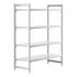 Cambro Camshelving Premium 4-Shelf Solid Starter Shelving Unit – Speckled Gray