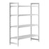 Cambro Camshelving Premium 4-Shelf Vented Starter Shelving Unit – Speckled Gray