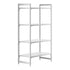 Cambro Camshelving Premium 4-Shelf Solid Starter Shelving Unit – Speckled Gray