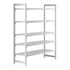 Cambro Camshelving Premium 5-Shelf Vented Starter Shelving Unit – Speckled Gray