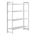 Cambro Camshelving Premium 4-Shelf Vented Starter Shelving Unit – Speckled Gray