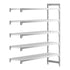 Cambro Camshelving Premium Add-On 5V Shelving Unit – Speckled Gray