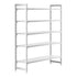 Cambro Camshelving Premium 5-Shelf Solid Starter Shelving Unit – Speckled Gray