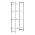 Cambro Camshelving Premium 4-Shelf Vented & Solid Starter Shelving Unit – Speckled Gray