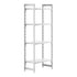 Cambro Camshelving Premium 4-Shelf Solid Starter Shelving Unit – Speckled Gray
