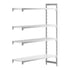 Cambro Camshelving Premium Add-On 4VS Shelving Unit – Speckled Gray