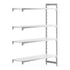 Cambro Camshelving Premium Add-On 4S Shelving Unit – Speckled Gray