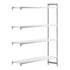 Cambro Camshelving Premium Add-On 4S Shelving Unit – Speckled Gray