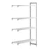 Cambro Camshelving Premium Add-On 4V Shelving Unit – Speckled Gray