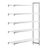 Cambro Camshelving Premium Add-On 5S Shelving Unit – Speckled Gray
