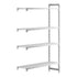 Cambro Camshelving Premium Add-On 4V Shelving Unit – Speckled Gray