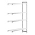 Cambro Camshelving Premium Add-On 4S Shelving Unit – Speckled Gray