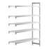 Cambro Camshelving Premium Add-On 5V Shelving Unit – Speckled Gray
