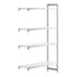 Cambro Camshelving Premium Add-On 4S Shelving Unit – Speckled Gray