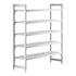 Cambro Camshelving Premium 5-Shelf Vented Starter Shelving Unit – Speckled Gray
