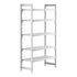 Cambro Camshelving Premium 5-Shelf Vented Starter Shelving Unit – Speckled Gray