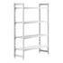 Cambro Camshelving Premium 4-Shelf Vented & Solid Starter Shelving Unit – Speckled Gray