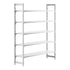Cambro Camshelving Premium 5-Shelf Solid Starter Shelving Unit – Speckled Gray