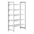 Cambro Camshelving Premium 5-Shelf Vented Starter Shelving Unit – Speckled Gray