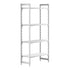 Cambro Camshelving Premium 4-Shelf Vented & Solid Starter Shelving Unit – Speckled Gray
