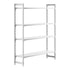 Cambro Camshelving Premium 4-Shelf Solid Starter Shelving Unit – Speckled Gray