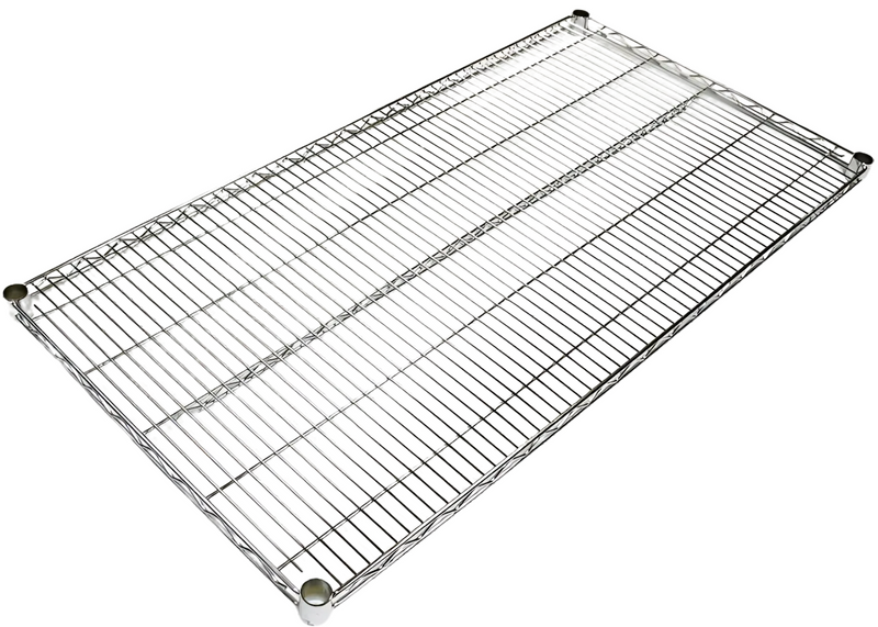 Omcan 14" Chrome Plated Wire Shelf – Heavy-Duty Storage Rack (Various sizes available)