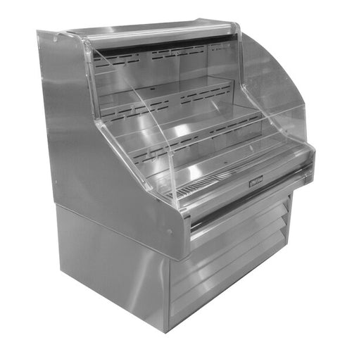 Howard McCray SC‑OS30E-30E Series Endless 3‑Shelf Vertical Open‑Air Curtain Merchandiser – 115 V