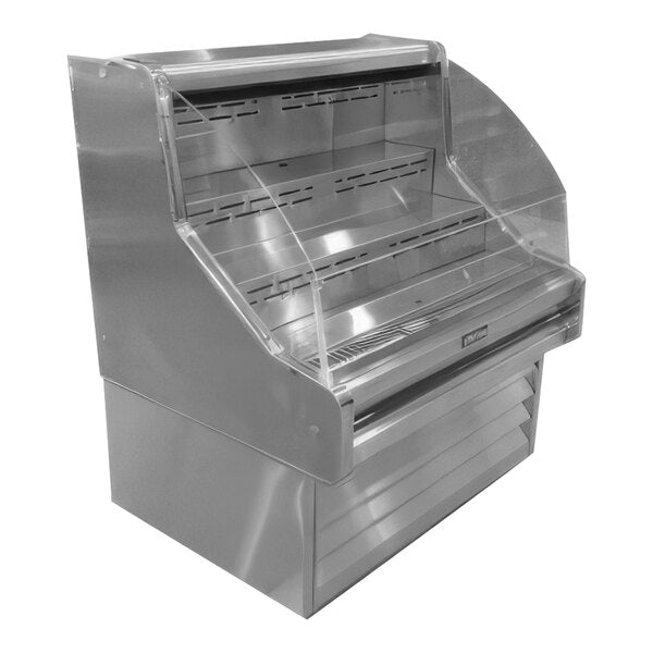 Howard McCray OS35E Series 2‑Shelf Vertical Open‑Air Curtain Merchandiser, 115 V