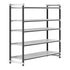 Cambro Camshelving Elements 5-Shelf Vented Starter Shelving Unit – Speckled Gray