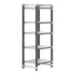 Cambro Camshelving Elements 5-Shelf Vented Starter Shelving Unit – Speckled Gray