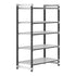 Cambro Camshelving Elements 5-Shelf Vented Starter Shelving Unit – Speckled Gray