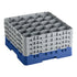 Cambro Camrack 25 Compartment Glass Rack with 9 3/8 Inch Compartments ( Case of 2 )