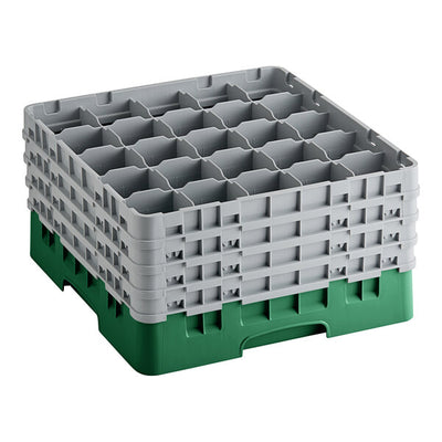 Cambro Camrack 25 Compartment Glass Rack with 9 3/8 Inch Compartments ( Case of 2 )