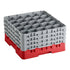 Cambro Camrack 25 Compartment Glass Rack with 9 3/8 Inch Compartments ( Case of 2 )