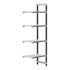 Cambro Camshelving Elements 4-Shelf Vented Add-On Shelving Unit – Speckled Gray