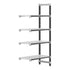 Cambro Camshelving Elements 4-Shelf Vented Add-On Shelving Unit – Speckled Gray