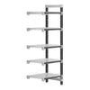 Cambro Camshelving Elements 5-Shelf Vented Add-On Shelving Unit – Speckled Gray
