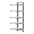 Cambro Camshelving Elements 5-Shelf Vented Add-On Shelving Unit – Speckled Gray