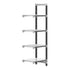 Cambro Camshelving Elements 4-Shelf Vented & Solid Add-On Shelving Unit – Speckled Gray