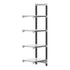 Cambro Camshelving Elements 5-Shelf Solid Add-On Shelving Unit – Speckled Gray