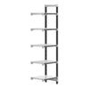 Cambro Camshelving Elements 5-Shelf Vented & Solid Add-On Shelving Unit – Speckled Gray