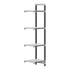 Cambro Camshelving Elements 4-Shelf Vented Add-On Shelving Unit – Speckled Gray