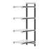 Cambro Camshelving Elements 5-Shelf Solid Add-On Shelving Unit – Speckled Gray