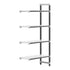 Cambro Camshelving Elements 5-Shelf Solid Add-On Shelving Unit – Speckled Gray